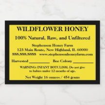 Beschreibender Honey Jar (Version 6)