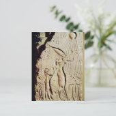 Beschreibung Amenophis IV, Nefertiti und Tochter Postkarte (Stehend Vorderseite)