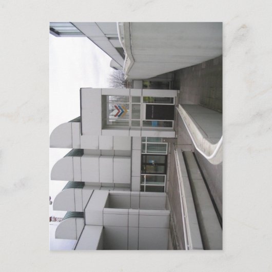 Beschreibung: Bauhaus Archiv Berlin - Haupteingang Postkarte (Vorderseite)