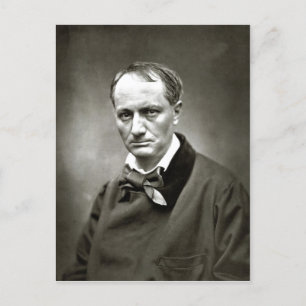 Beschreibung Charles Baudelaire (1821-1867) gescan Postkarte