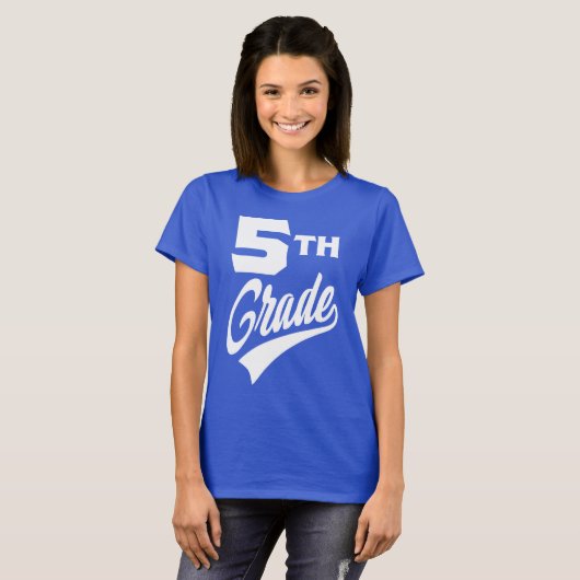 Beschreibung der 5. Klasse T-Shirt (Vorne ganz)