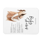 Beschreibung der Duschwasser-Aquarellschrift Magnet (Horizontal)