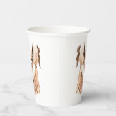 Beschreibung der Duschwasser-Aquarellschrift Pappbecher (Rechts)