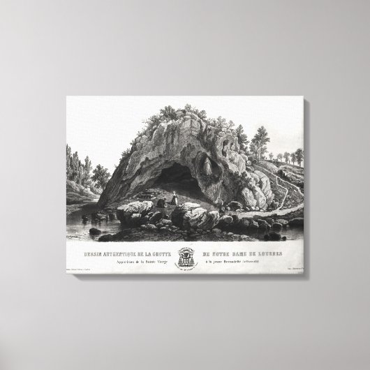 Beschreibung der Jungfrau Mary Leinwanddruck (Vorderseite)