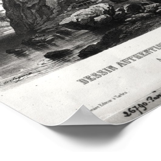 Beschreibung der Jungfrau Mary Poster (Ecke)