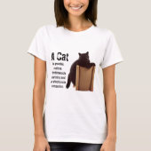 Beschreibung der Katze T-Shirt (Vorderseite)