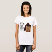 Beschreibung der Katze T-Shirt (Vorne ganz)