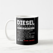 Beschreibung des Funny Diesel-Mechanismus Kaffeetasse (Links)