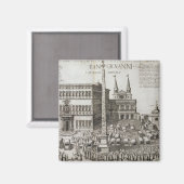 Beschreibung des Obelisk vor der Basilika Magnet (Vorderseite/Rückseite)