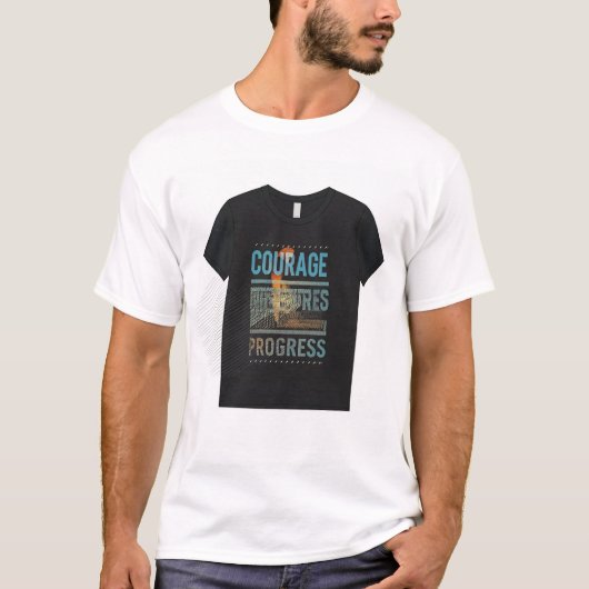 Beschreibung des T - Shirt (Vorderseite)