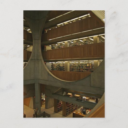 Beschreibung Exeter Library. Exeter, New Hampshire Postkarte (Vorderseite)