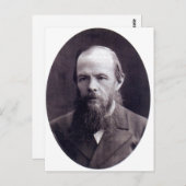 Beschreibung Foto von F. Dostoevsky : Suomi: Fjo Postkarte (Vorne/Hinten)