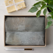 Beschreibung Imitate Kupfer Metallic grau texturie Seidenpapier (Geschenk)