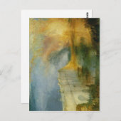Beschreibung J. M. W. Turner - Die Verbrennung des Postkarte (Vorne/Hinten)