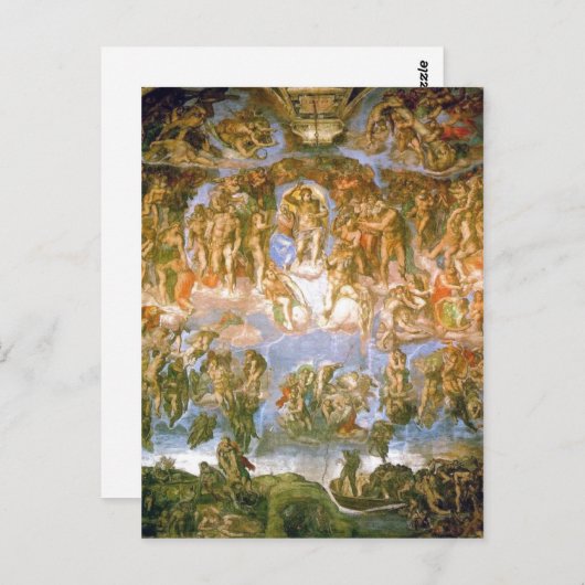 Beschreibung Last Judbeschlag - painted by Michela Postkarte (Vorne/Hinten)