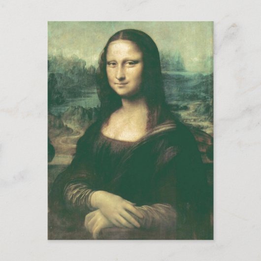 Beschreibung Mona Lisa Image wurde für Postkarte (Vorderseite)