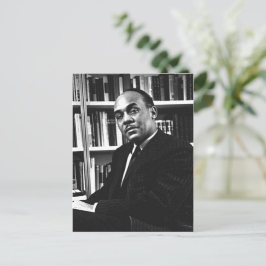 Beschreibung Ralph Ellison , verzeichneter Autor u Postkarte (Stehend Vorderseite)