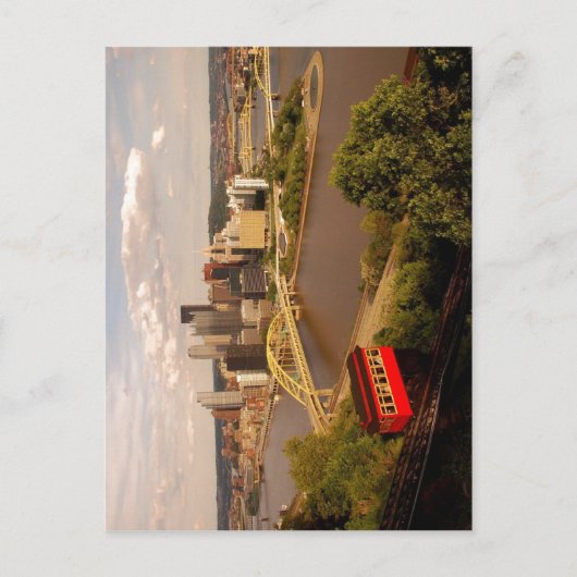 Beschreibung Sicht auf die Innenstadt en:Pittsburg Postkarte (Vorderseite)