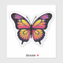 Beschreibung und Tags für das Schmetterlingbild Aufkleber