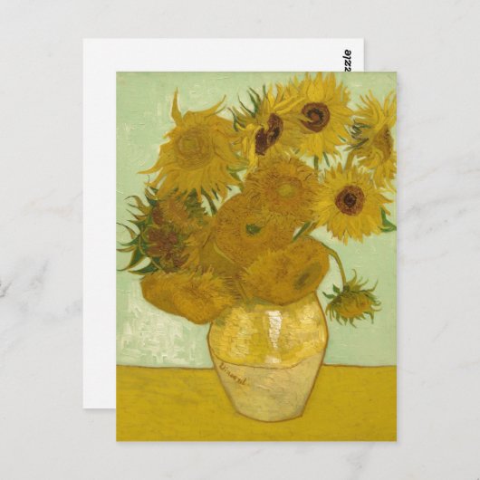 Beschreibung Vincent van Gogh, Stilleben mit 12 So Postkarte (Vorne/Hinten)