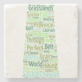 Beschreibung von Saskatchewan Steinuntersetzer (Vorderseite)