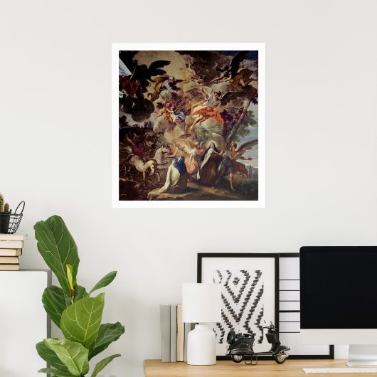 Beschreibung von St. Joseph zu St. Theresa Poster (Heimbüro)