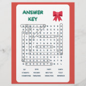 Beschreibung Weihnachtswort suchen und Antwort Sch Flyer (Hinten)