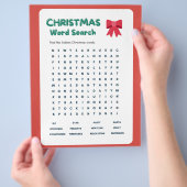 Beschreibung Weihnachtswort suchen und Antwort Sch Flyer (Hand)