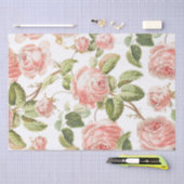 BESCHREIBUNGSPAPIER : ROSE SEIDENPAPIER (Handwerk)