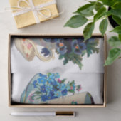 BESCHREIBUNGSPAPIER: VINTAGE TEAKUPS SEIDENPAPIER (Geschenk)