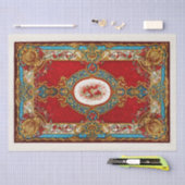 BESCHREIBUNGSPAPIER: VINTAGER KARPET SEIDENPAPIER (Handwerk)