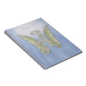 Beschriften Sie ein Engels-Monogramm Notizblock (Rechte Seite)