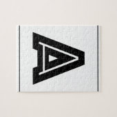 Beschriften Sie ein Monogramm |, das einfach ist, Puzzle (Horizontal)