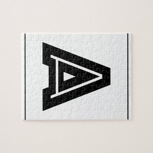 Beschriften Sie ein Monogramm |, das einfach ist, Puzzle (Horizontal)