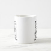 Beschriften Sie eine personalisierte Kaffeetasse (Mittel)
