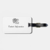 Beschriften Sie Gepäckanhänger (Rückseite horizontal)