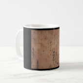 Beschriften Sie geschrieben durch Miyamoto Kaffeetasse (Vorderseite Links)