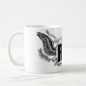 BESCHRIFTETER RECHTE-EXTREMIST KAFFEETASSE (Links)