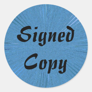 Beschriftte Kopie - Rundkleber (#1) Runder Aufkleber