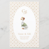 Beschriftung der Tabelle - Geschenke (Vorderseite)