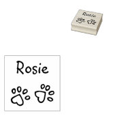 Beschriftung des Begleiters mit Herz-Paw-Ausdruck Gummistempel (Stempel)