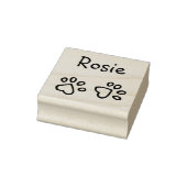 Beschriftung des Begleiters mit Herz-Paw-Ausdruck Gummistempel (Stempel)
