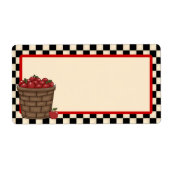 Beschriftung für das Canning (Vorne)