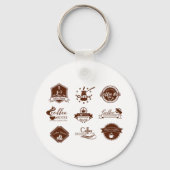 Beschriftungen des Kaffeehauses Schlüsselanhänger (Vorderseite)