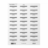 Beschriftungen für die Druckadresse einfügen (Vorne)