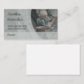 Beschuhen eines Pferds Visitenkarte (Vorne/Hinten)