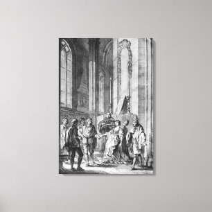 Beschuldigen Held Claudio von Pflichtvergessenheit Leinwanddruck