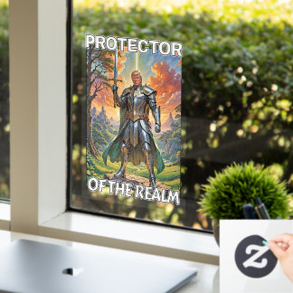 Beschützer des Reiches - Präsident Trump Fensteraufkleber