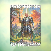 Beschützer des Reiches - Präsident Trump Fensteraufkleber (Blatt 3)