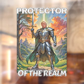 Beschützer des Reiches - Präsident Trump Fensteraufkleber (Blatt 2)